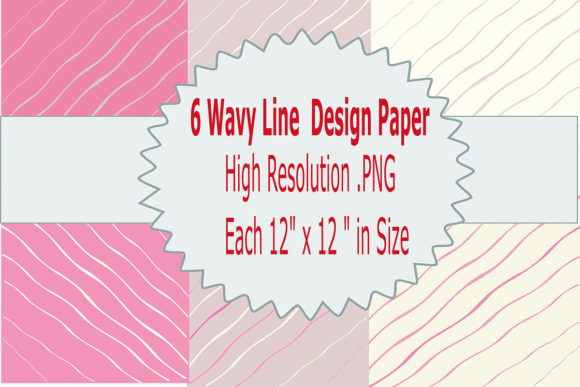 6 Wavy Line Paper: A Versatile Design for Every Creative Need
