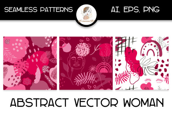 Abstract Pink Vector Seamless Pattern