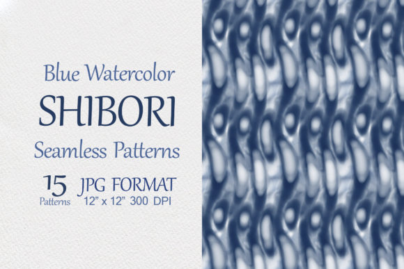 Blue Shibori Seamless Pattern: A Versatile Design Resource for Creatives