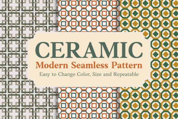 Ceramic - Modern Seamless Pattern: A Versatile Design Tool for Creatives and Professionals