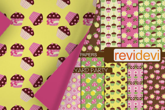Cupcakes Party Papers: A Creative Resource for Designers and Enthusiasts