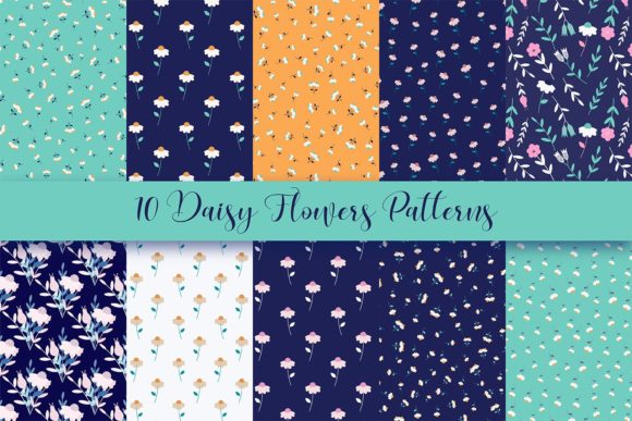 Daisy Flowers Seamless Pattern: A Versatile Design Resource for Modern Creatives