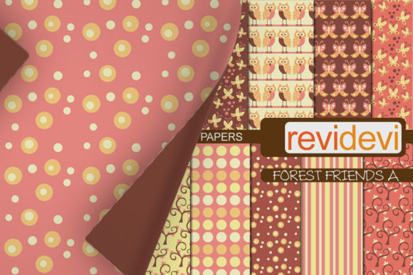 Forest Nature Digital Papers: Creative Inspiration for Designers