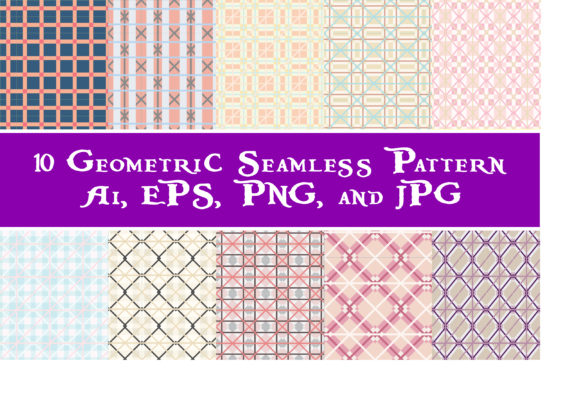 Geometric Seamless Pattern Bundle 0015: A Modern Design Essential for Creatives and Businesses