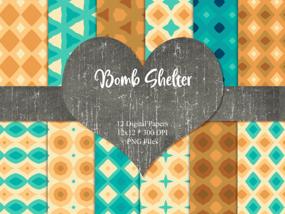 Retro Bomb Shelter Scrapbook Paper: A Nostalgic Touch for Modern Crafting