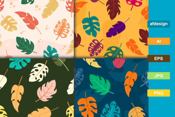 Seamless Leaf Pattern for Creative Projects