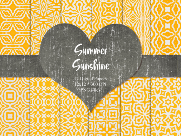 Summer Sunshine Digital Papers