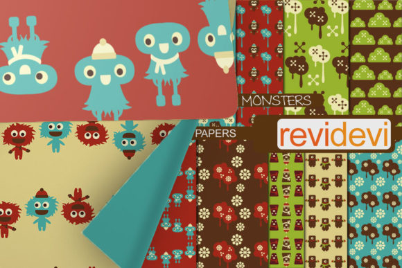 Winter Monster Backgrounds